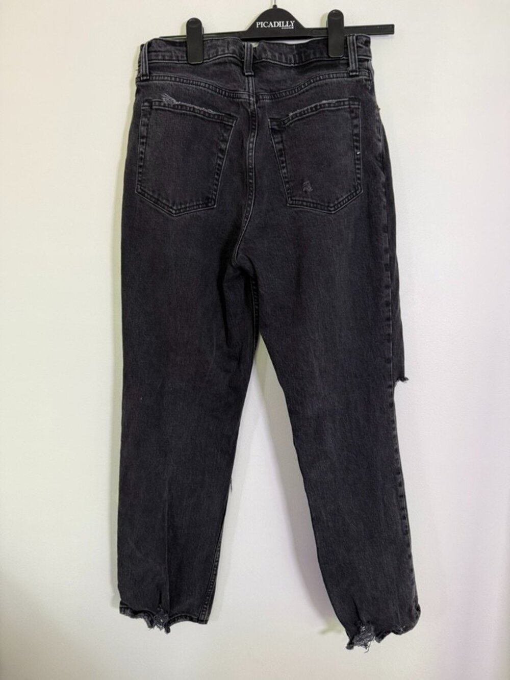 $110 Abercrombie & Fitch Curve Love '90s Straight Ultra High Rise Jeans Size 30 - Picture 8 of 8